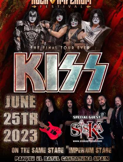 KISS & SISKA ON THE SAME STAGE IN SPAIN