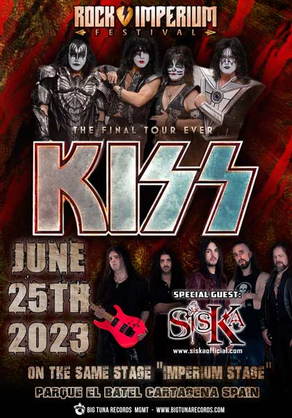 KISS & SISKA ON THE SAME STAGE IN SPAIN