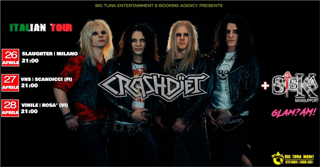 I SISKA IN TOUR CON I CRASHDIET!